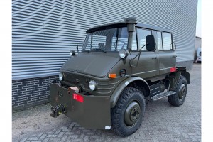 Mercedes-Benz Unimog 406 Doka Vliegtuigsleper Nieuwstaat!