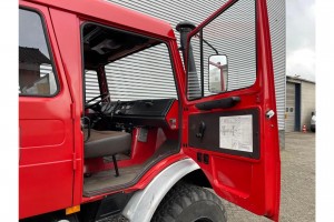 Mercedes-Benz Unimog U1300L Doka Brandweer in Topstaat!