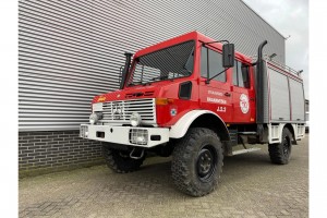 Mercedes-Benz Unimog U1300L Doka Brandweer in Topstaat!