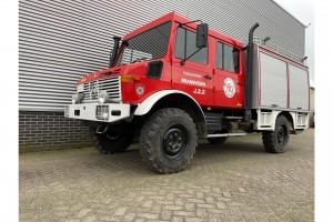 Mercedes-Benz Unimog U1300L Doka Brandweer in Topstaat!