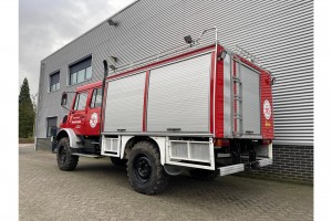 Mercedes-Benz Unimog U1300L Doka Brandweer in Topstaat!