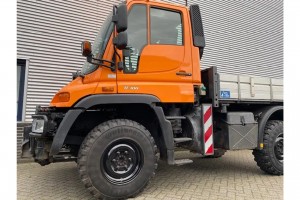 Mercedes-Benz Unimog U300 Kiepbak, 1200 uren Sold/Verkocht