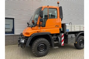 Mercedes-Benz Unimog U300 Kiepbak, 1200 uren Sold/Verkocht