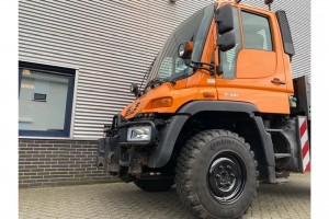 Mercedes-Benz Unimog U300 Kiepbak, 1200 uren Sold/Verkocht