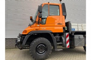 Mercedes-Benz Unimog U300 Kiepbak, 1200 uren Sold/Verkocht