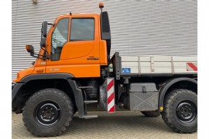 Mercedes-Benz Unimog U300 Kiepbak, 1200 uren Sold/Verkocht