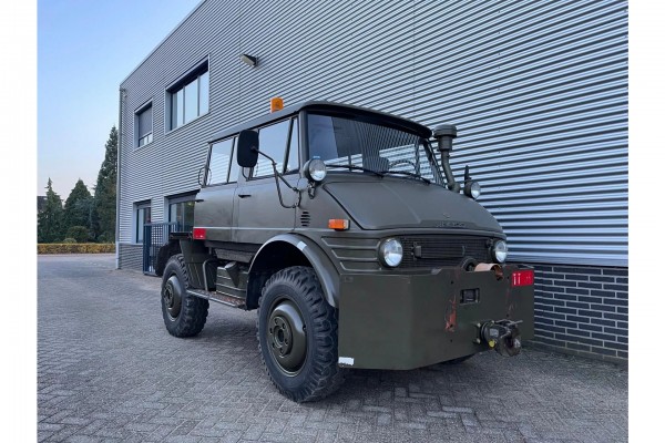 Mercedes-Benz Unimog 406 Doka Vliegtuigsleper Nieuwstaat!