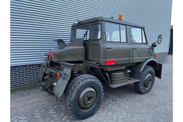 Mercedes-Benz Unimog 406 Doka Vliegtuigsleper Nieuwstaat!