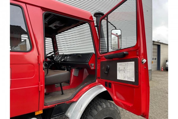 Mercedes-Benz Unimog U1300L Doka Brandweer in Topstaat!