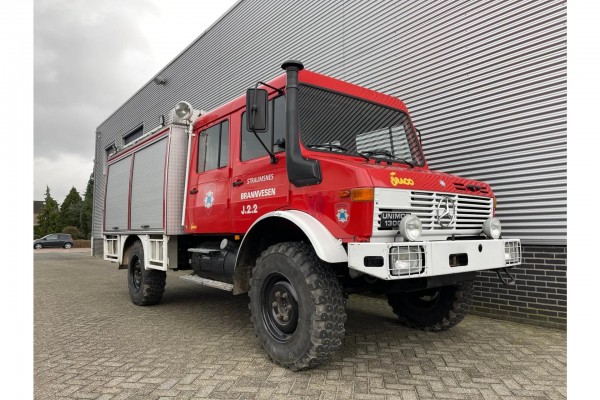 Mercedes-Benz Unimog U1300L Doka Brandweer in Topstaat!