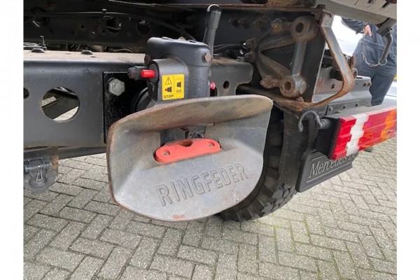 Mercedes-Benz Unimog U300 Kiepbak, 1200 uren Sold/Verkocht